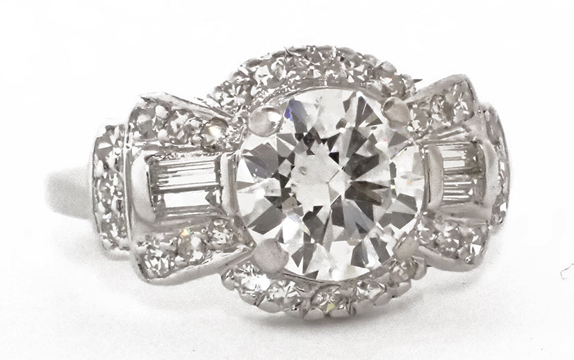 Platinum Diamond Engagement Ring