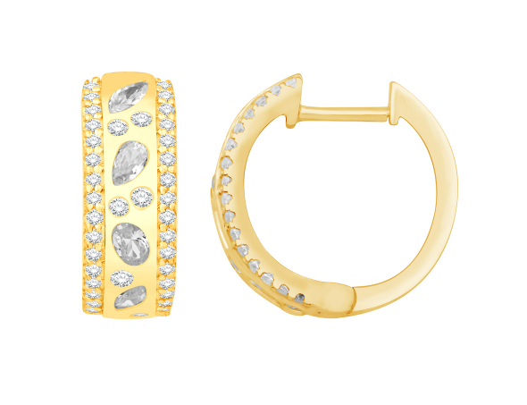 Hoop 14 Karat Yellow Earrings