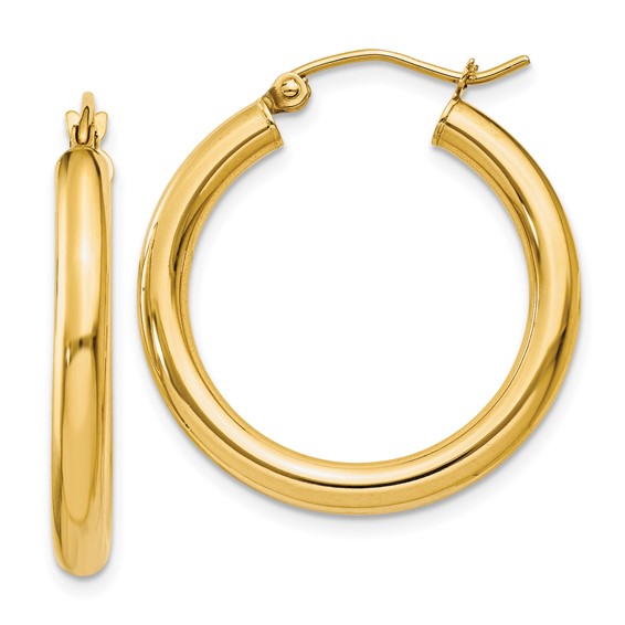 Hoop 14 Karat Yellow Earrings