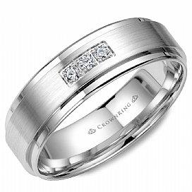 Diamond Wedding Bands - Men'