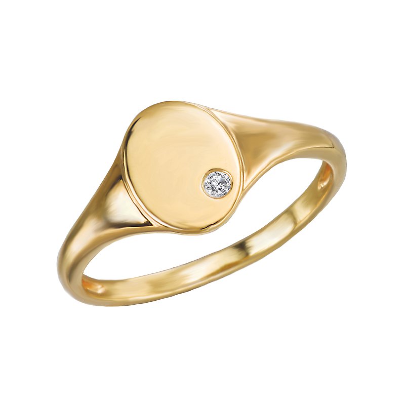 14 Karat Yellow Ring