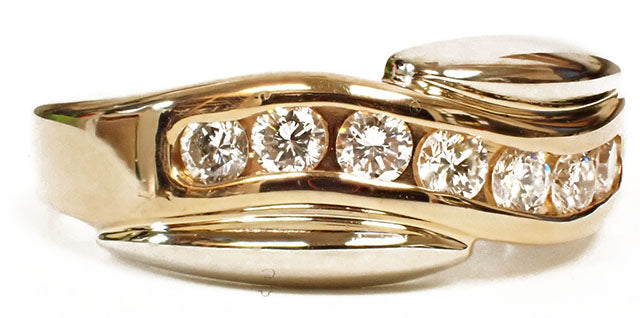 14 Karat Two-Tone Gent's Ring