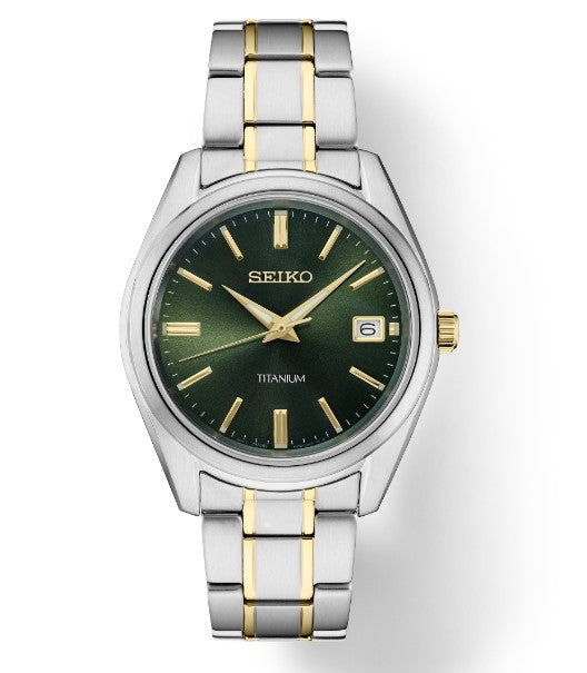 StainlessSteel Two-Tone Dress Watch