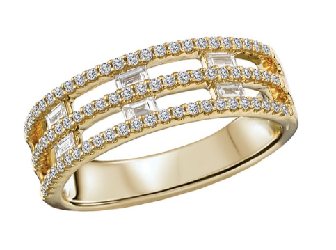 Fashion 14 Karat Yellow Fashion Ring