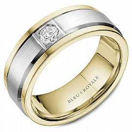 Diamond Wedding Bands - Men'