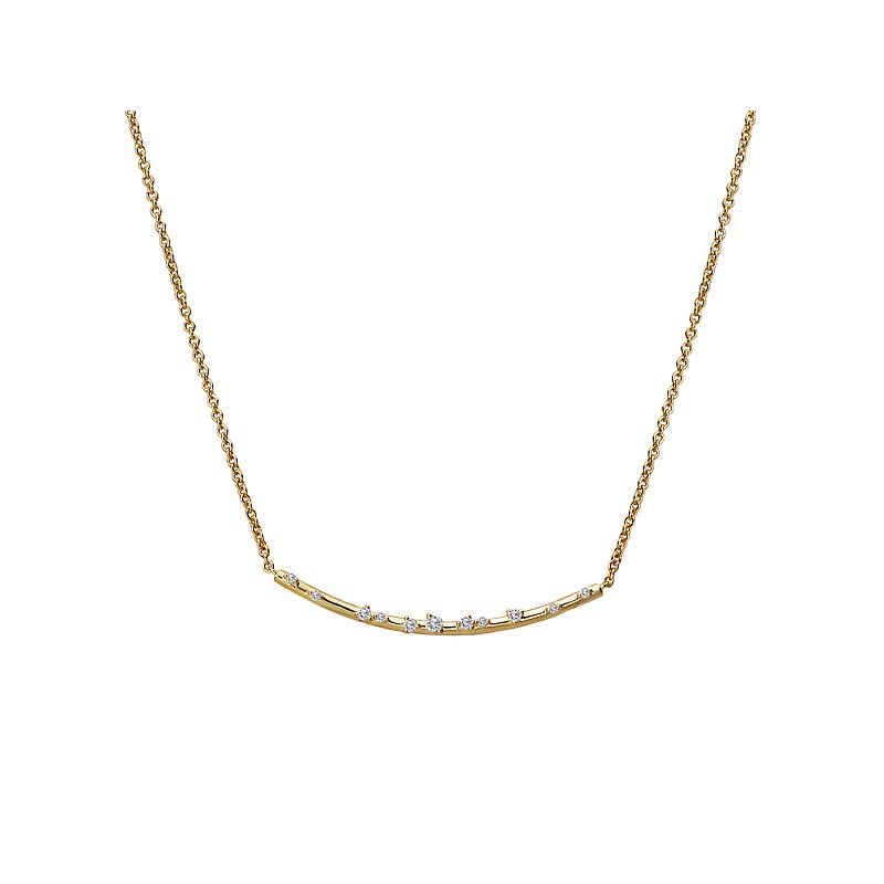 Bar 14 Karat Yellow Necklace