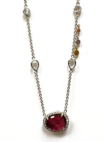 Colored Stone Necklace