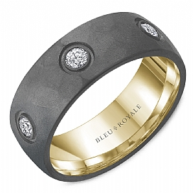 Diamond Wedding Bands - Men'