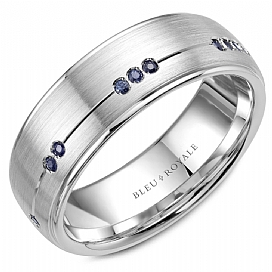 Diamond Wedding Bands - Men'