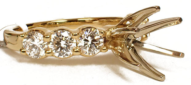 Diamond Semi-Mount Ring