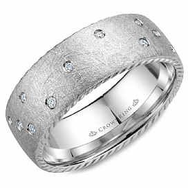 Diamond Wedding Bands - Men'