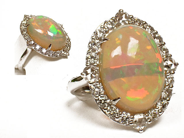 Colored Stone Rings  -  Women'