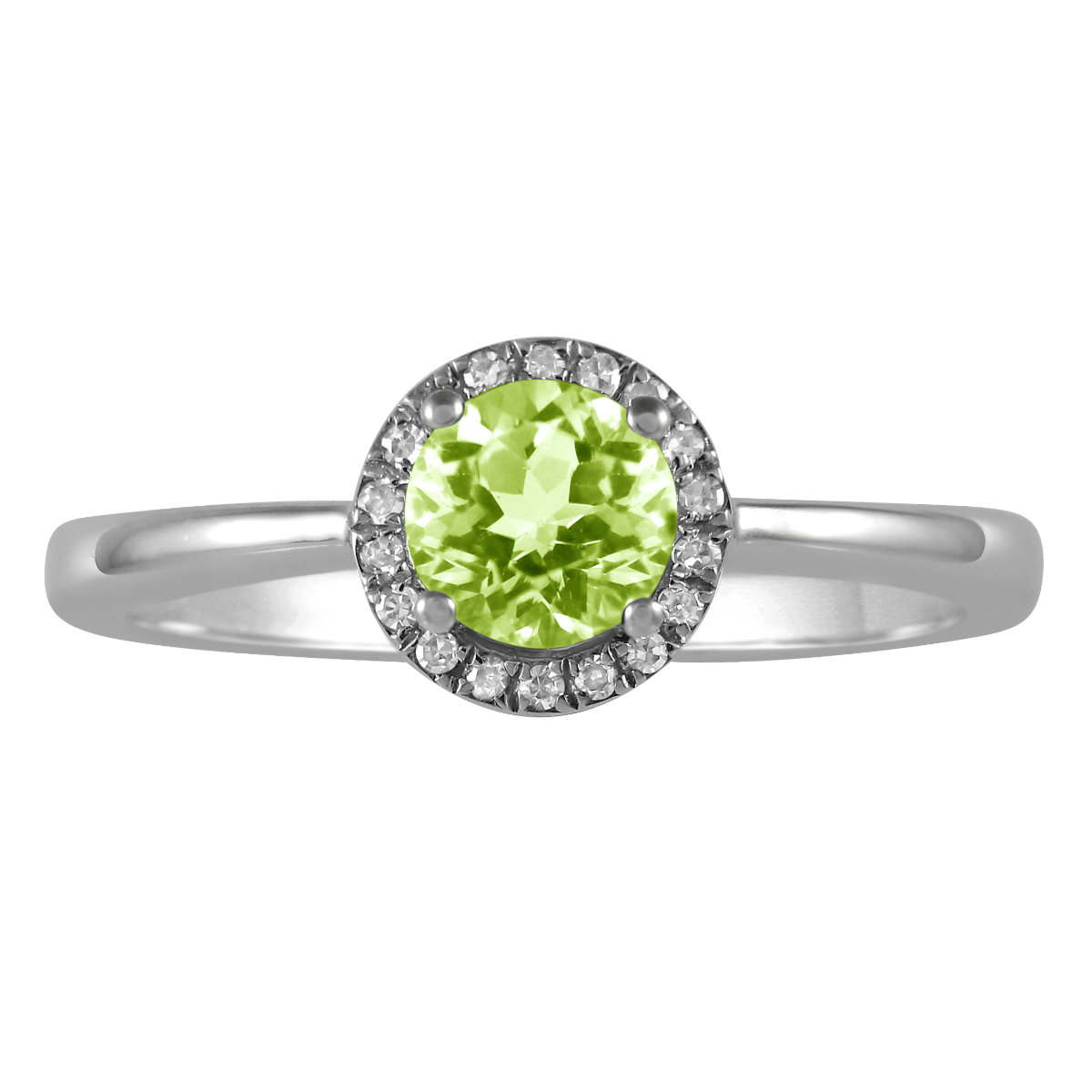 10 Karat White Peridot Ring