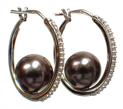 14 Karat White Pearl Earrings