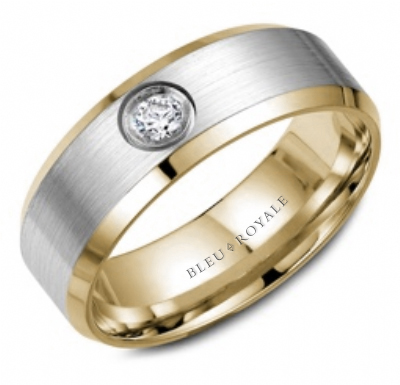 Diamond Wedding Bands - Men'