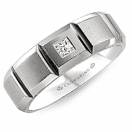 Diamond Wedding Bands - Men'