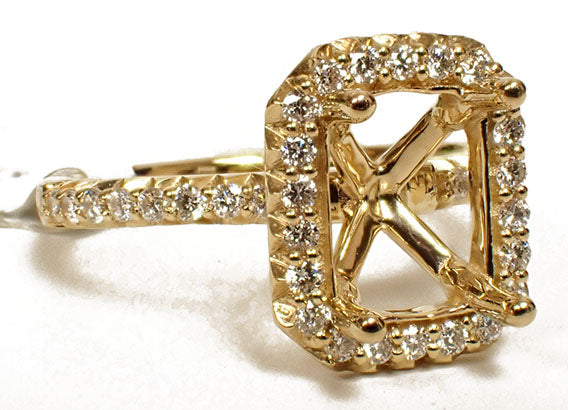 Diamond Semi-Mount Ring