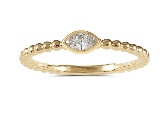 Stackable 14 Karat Yellow Fashion Ring