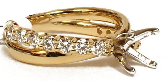 Diamond Semi-Mount Ring