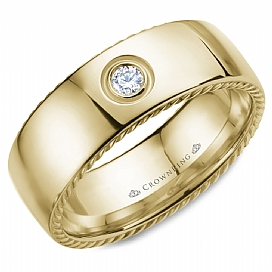 Diamond Wedding Bands - Men'