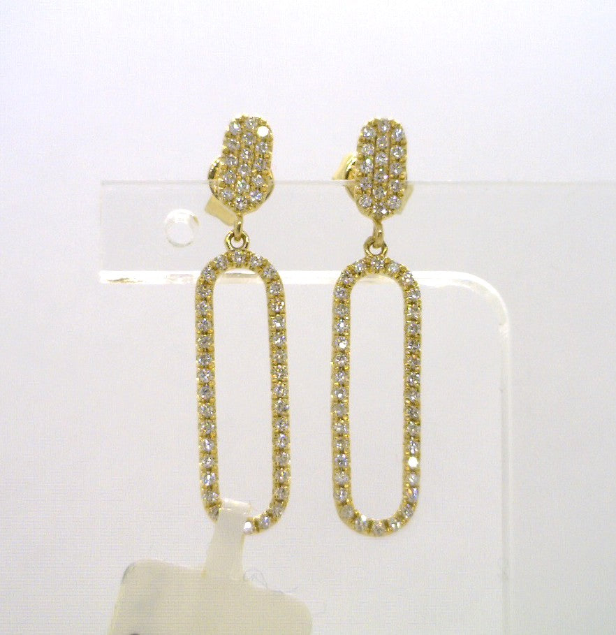 Dangle 14 Karat Yellow Earrings