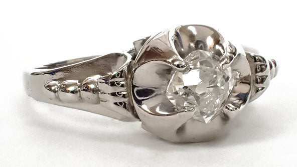 Silver Diamond Fashion Ring