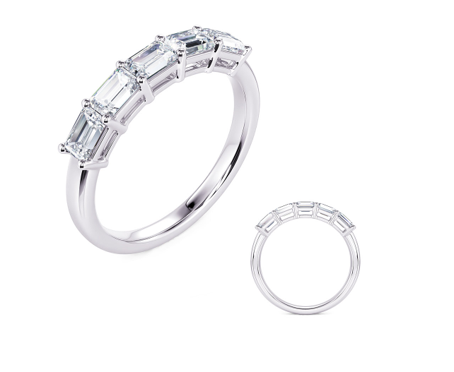 Diamond Wedding Bands  -  Women'