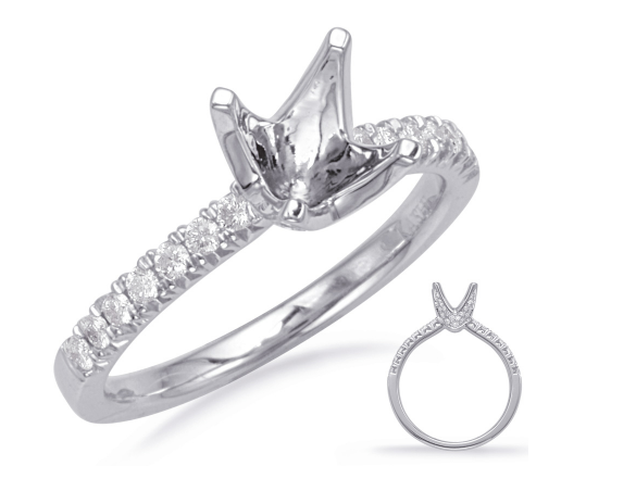 Diamond Semi-Mount Ring