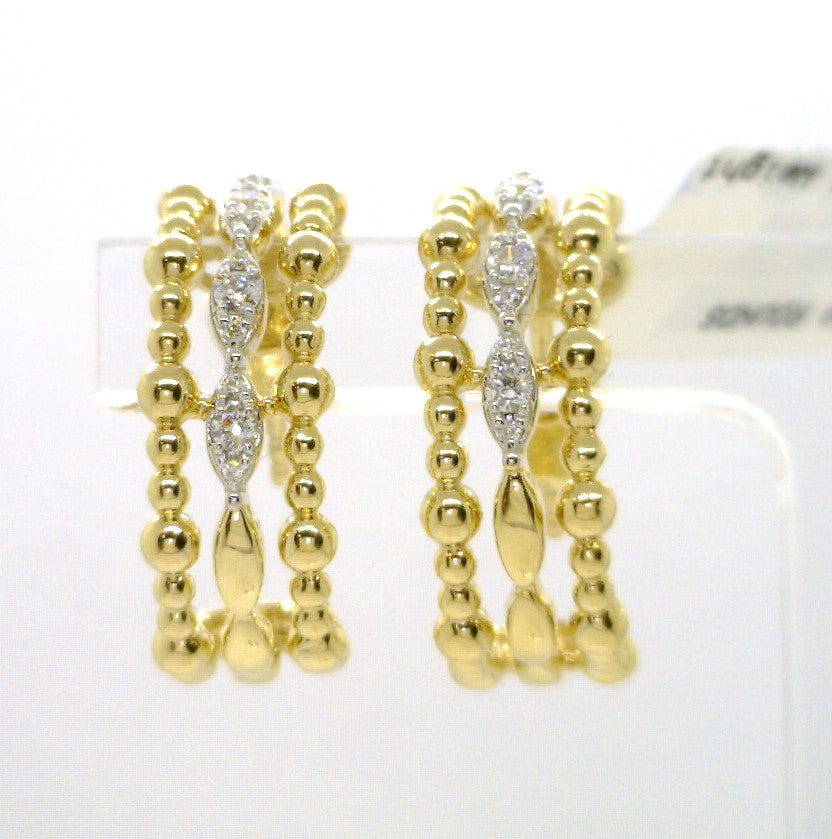 Hoop 14 Karat Yellow Earrings