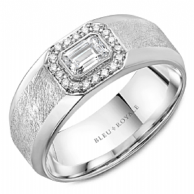 Diamond Wedding Bands - Men'