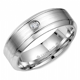 Diamond Wedding Bands - Men'