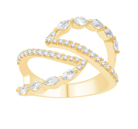 Fashion 14 Karat Yellow Fashion Ring