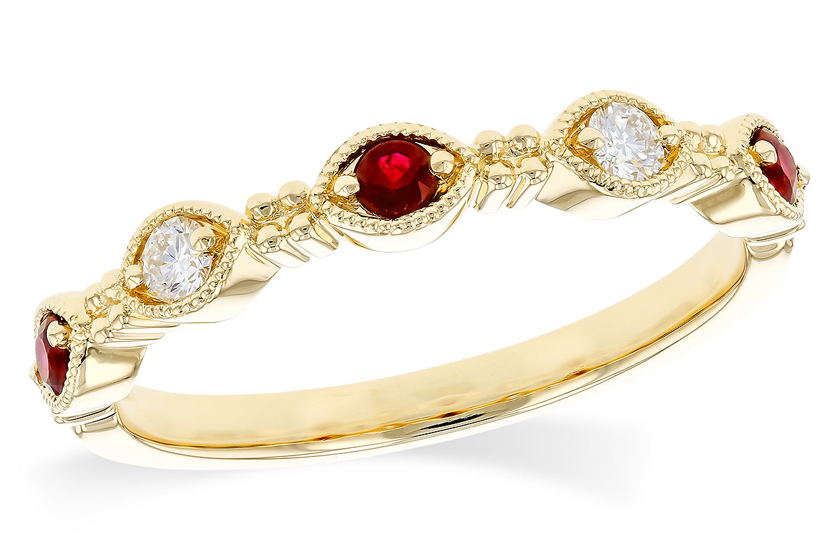 14 Karat Yellow Ruby Ring