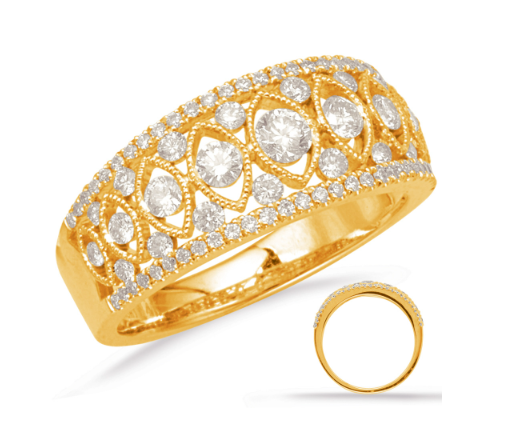 Fashion 14 Karat Yellow Fashion Ring