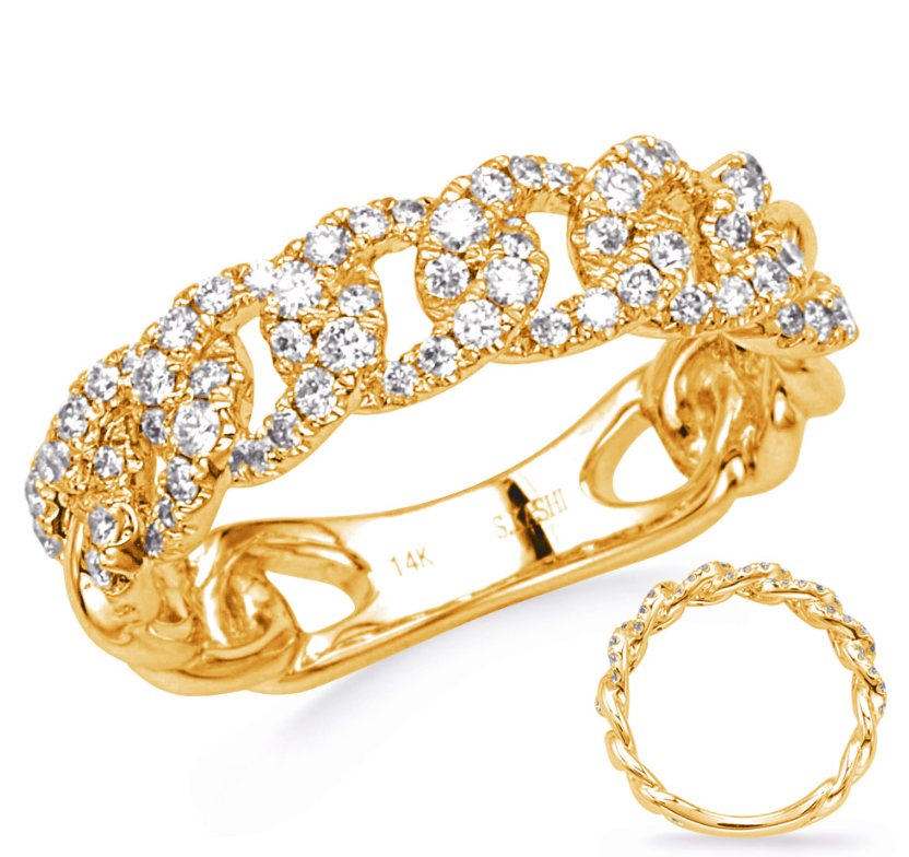 Fashion 14 Karat Yellow Fashion Ring