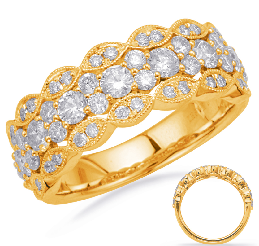 Fashion 14 Karat Yellow Fashion Ring