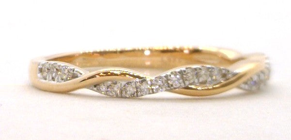 14 Karat Rose Wedding Band